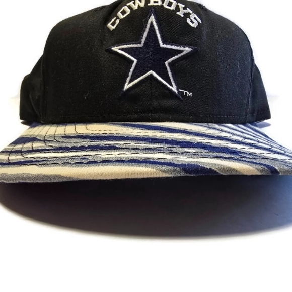 Vintage Dallas Cowboys Hat Cap Snap Back Mens One Size Multi NFL Football Zubaz - Picture 3 of 13